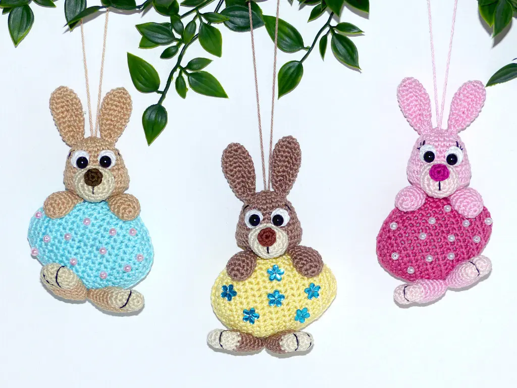 Häkelanleitungen für Frühling Häkelanleitung kleine Osterhäschen Amigurumi 3 Häkelanleitungen für Frühling Häkelanleitung kleine Osterhäschen Amigurumi 3